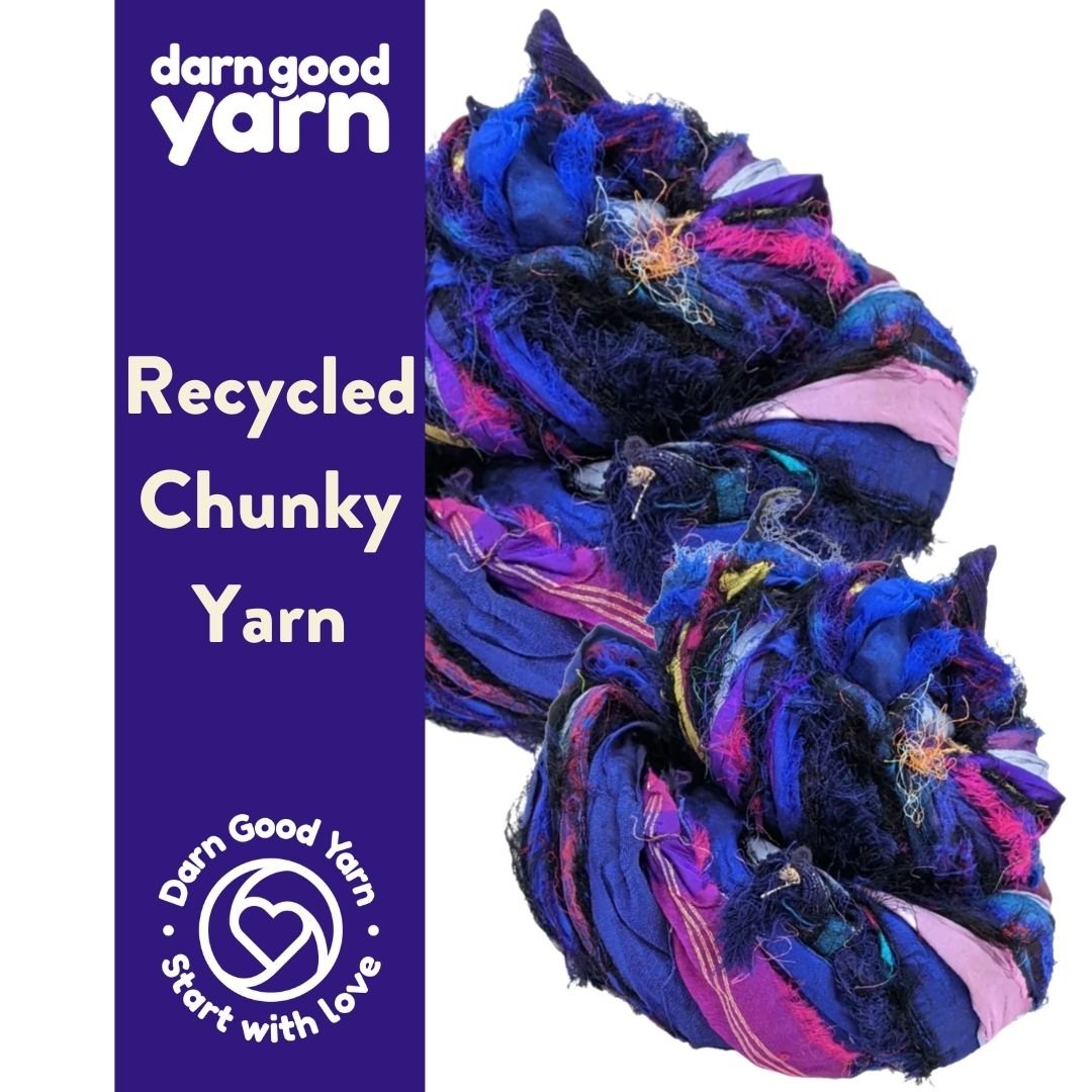 We Love Recycled Chunky Yarn - Darn Good Yarn