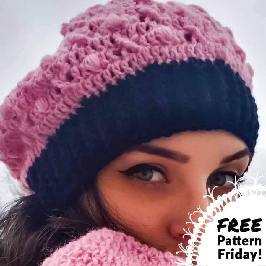 X's and O's Beanie and Mittens Crochet Pattern & Video - Darn Good Yarn