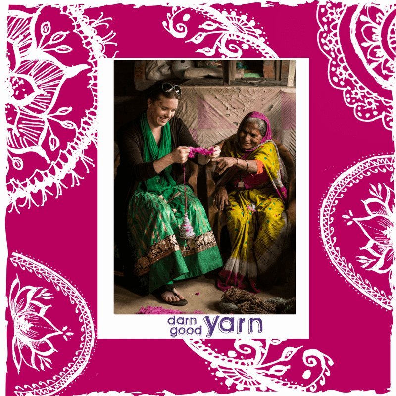 Handspun Recycled Yarn - Darn Good Yarn
