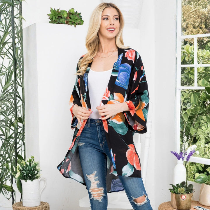 Darn Good Yarn: Island Bloom Kimono, Clothing and Accessories