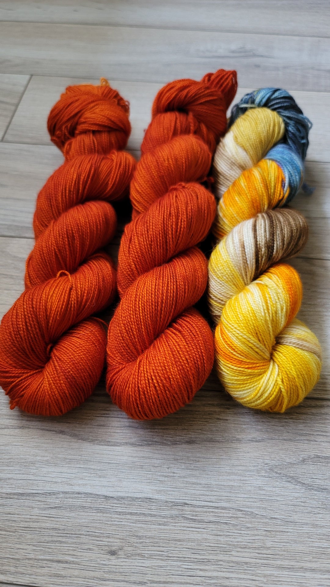 Darn Good Yarn: Scarecrow 3 skein kit, Yarn
