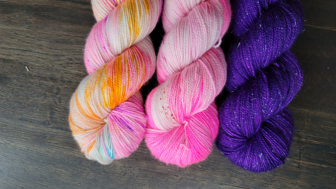 Darn Good Yarn: Meditate 3 skein kit, 