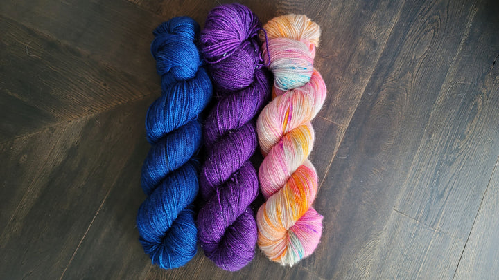 Darn Good Yarn: Moon Magick 3 skein kit, 