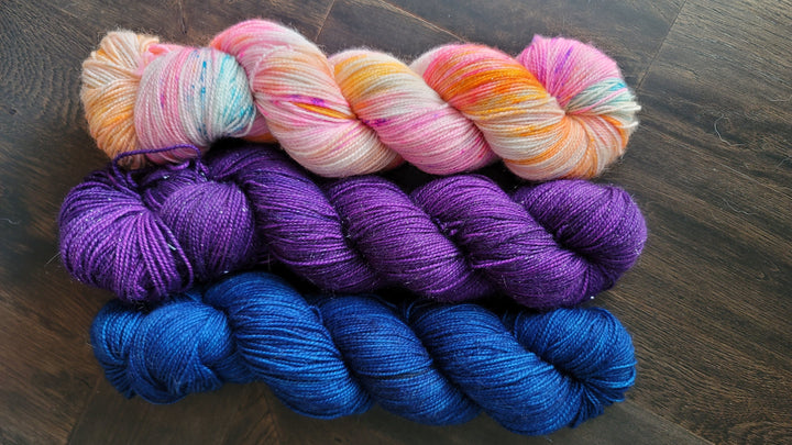 Darn Good Yarn: Moon Magick 3 skein kit, 