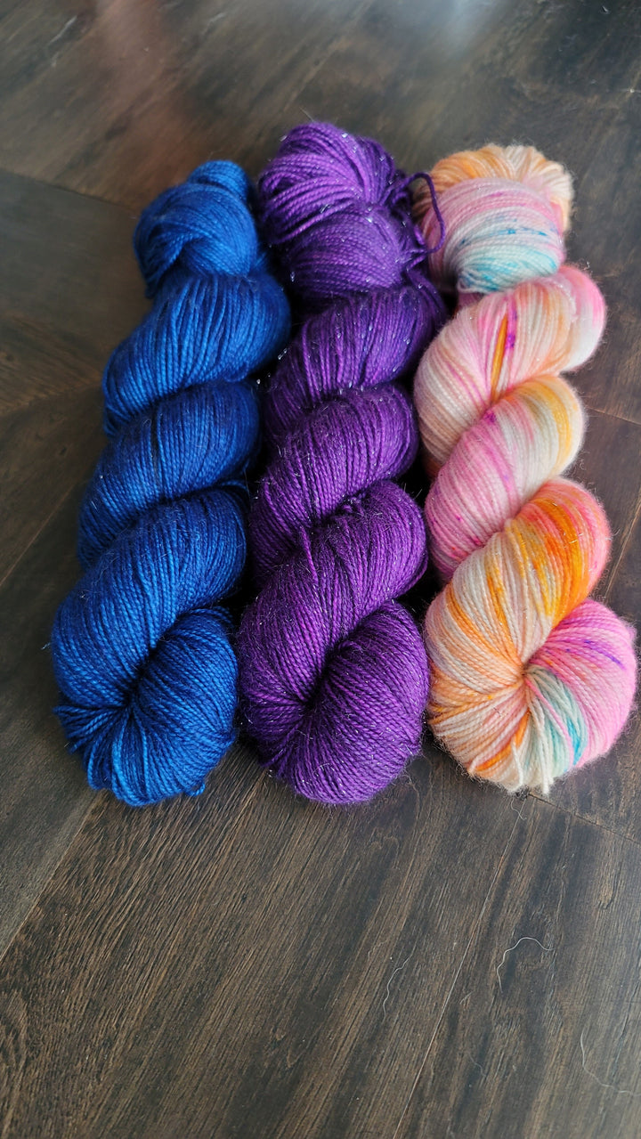 Darn Good Yarn: Moon Magick 3 skein kit, 