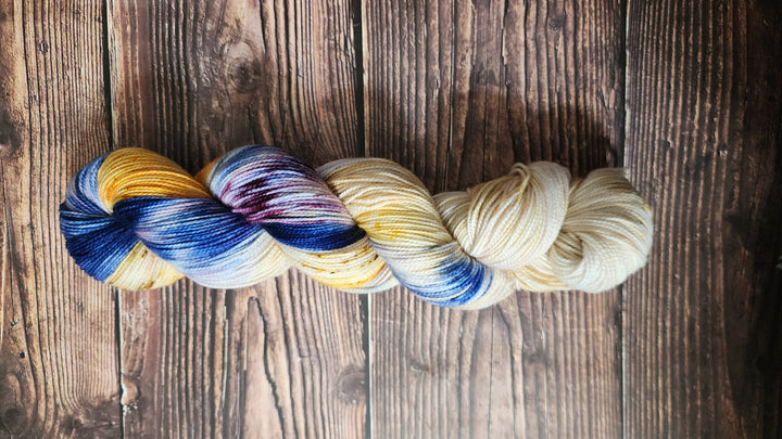Darn Good Yarn: Blueberry Peach Perfect Parfait, Yarn