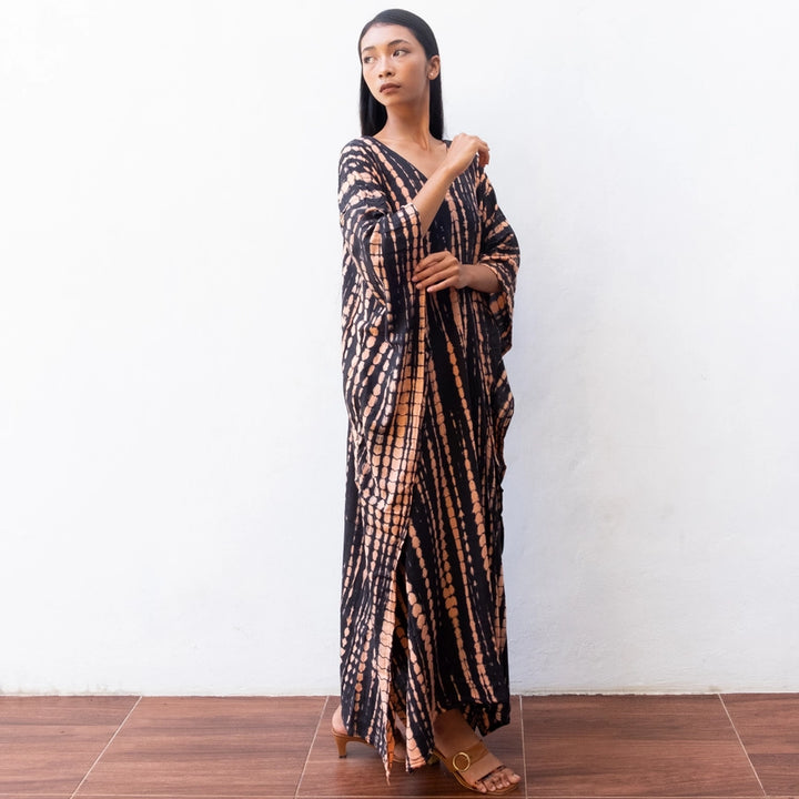 Limited Edition: Woodstock Dreams Tie Dye Long Kaftan Dress