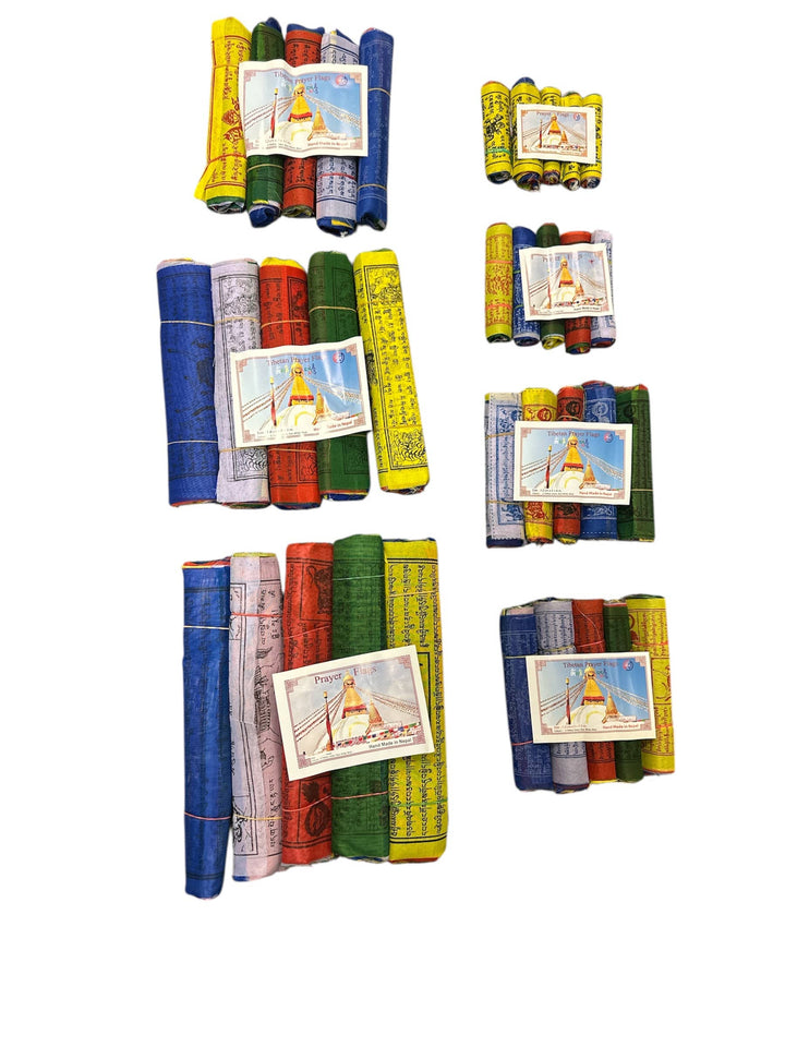 Tibetan Prayer Flags – Cotton & Rayon Buddhist Flag Bunting