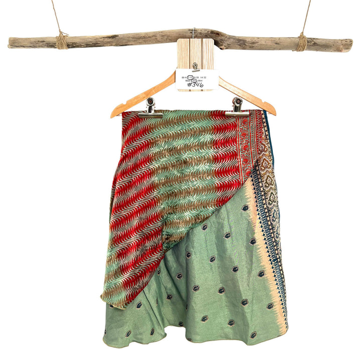 Sari Wrap Skirt - 2-12 - Tea Length