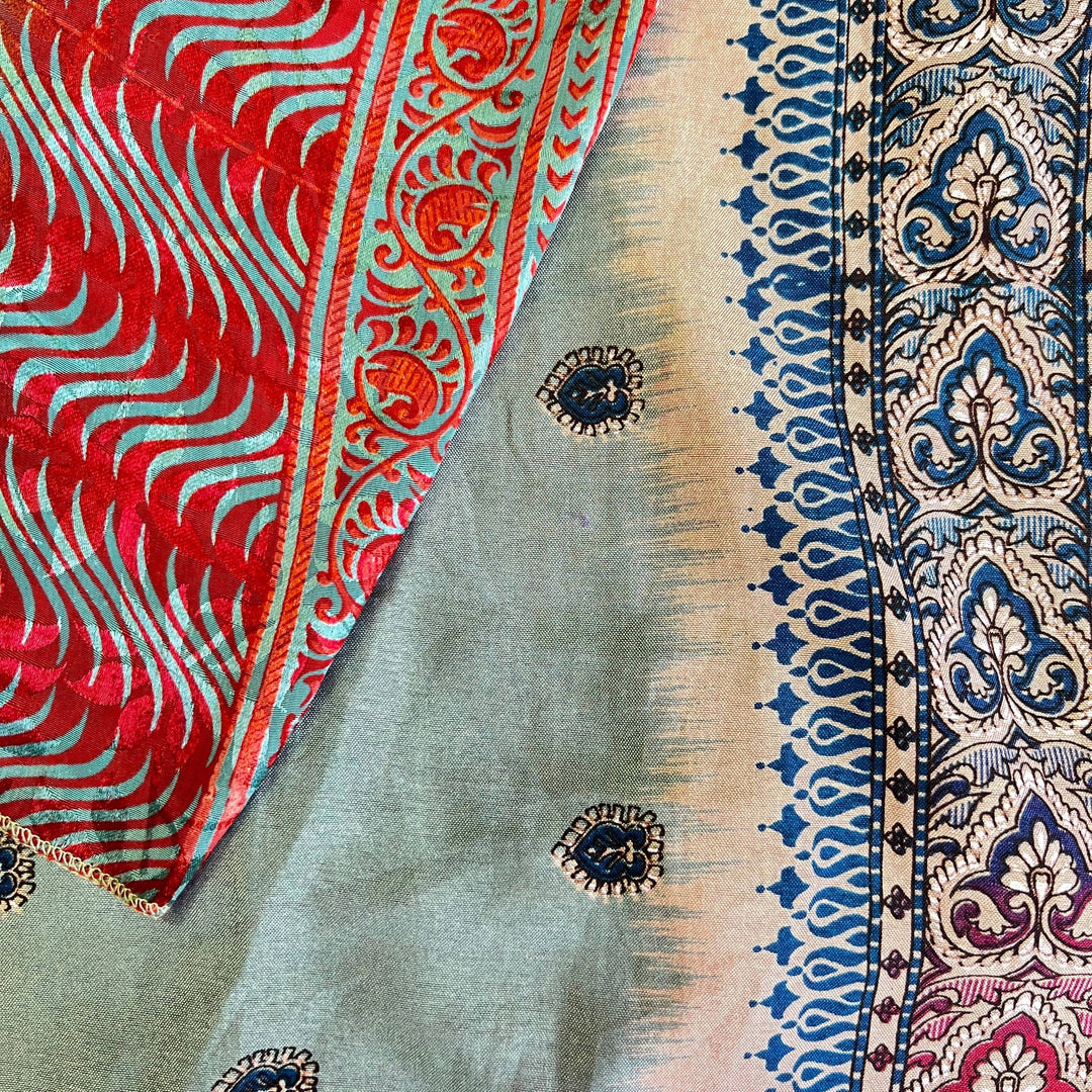Sari Wrap Skirt - 2-12 - Tea Length