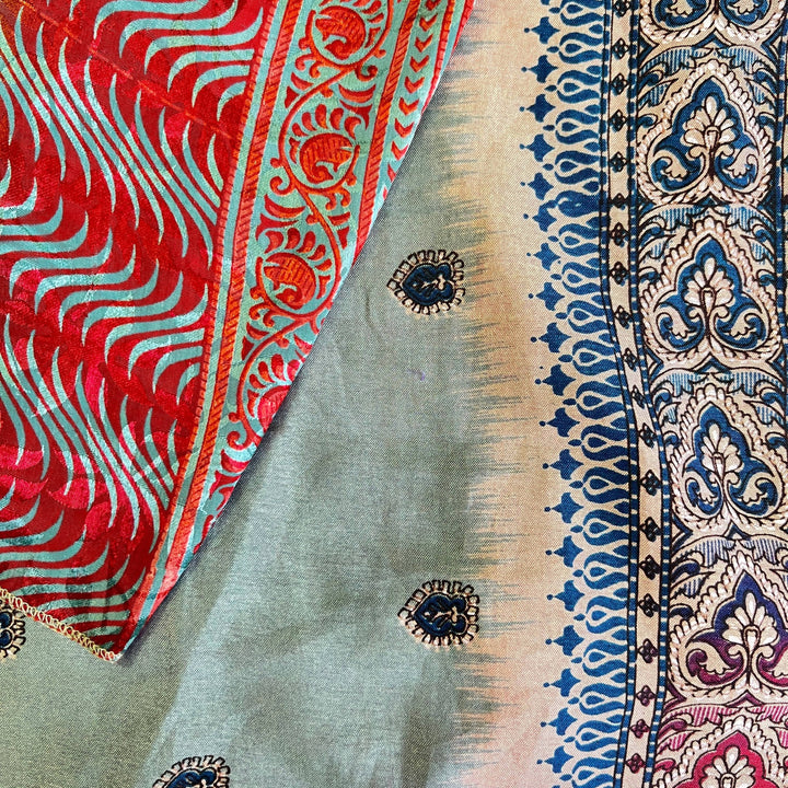 Sari Wrap Skirt - 2-12 - Tea Length