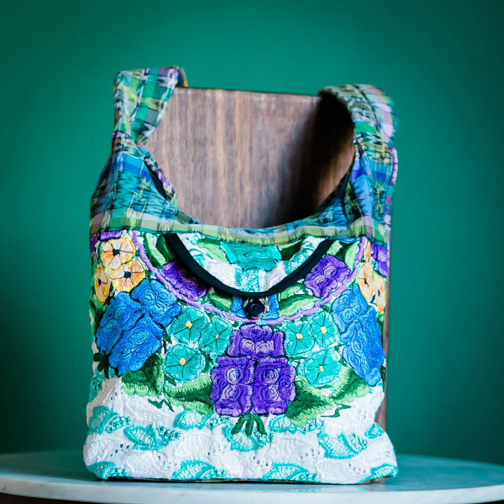 Recycled Guatemalan Huipile Purse – Eco-Friendly Fair Trade Handbag