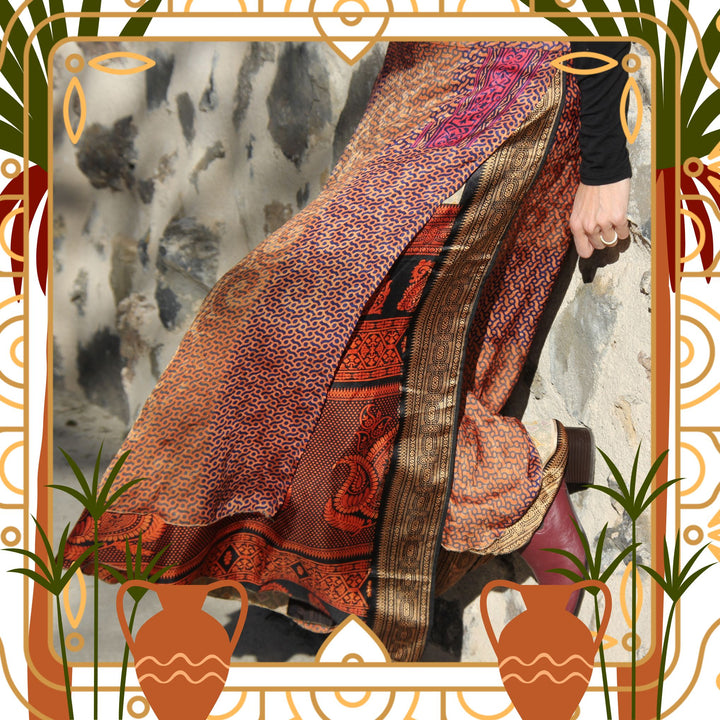 Darn Good Yarn: Marrakesh Market Wrap Skirt, Clothing and Accessories