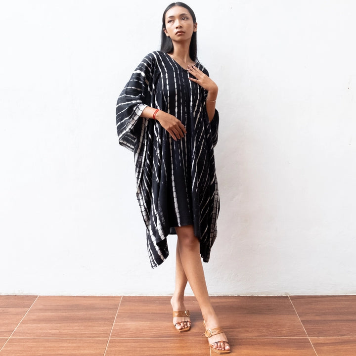 Limited Edition: Woodstock Dreams Tie Dye Short Kaftan Dress