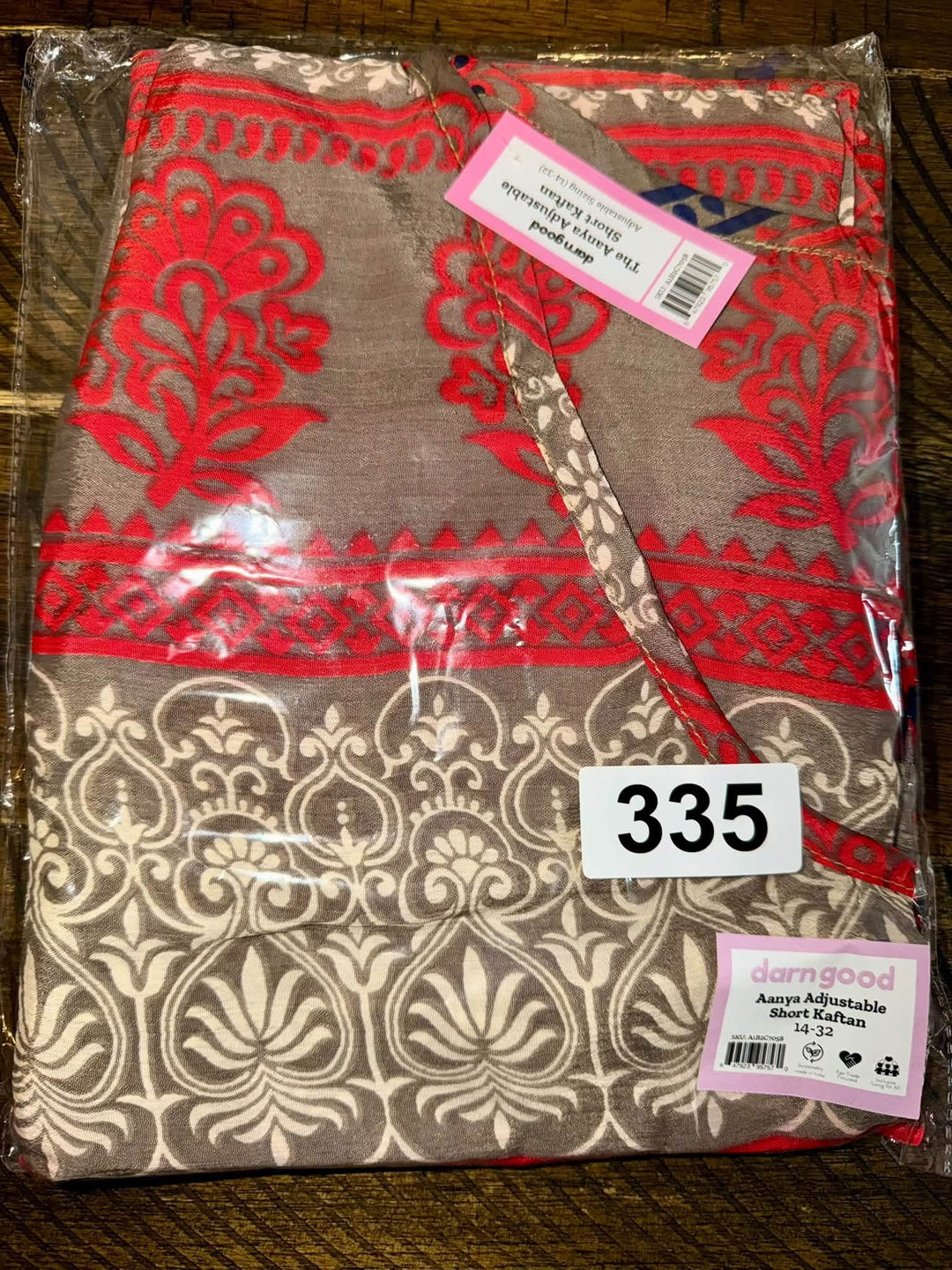Sam's Serendipity Finds -  “Pick Your Own” Item #335: Aanya Short Kaftan - Goddess (14-32)