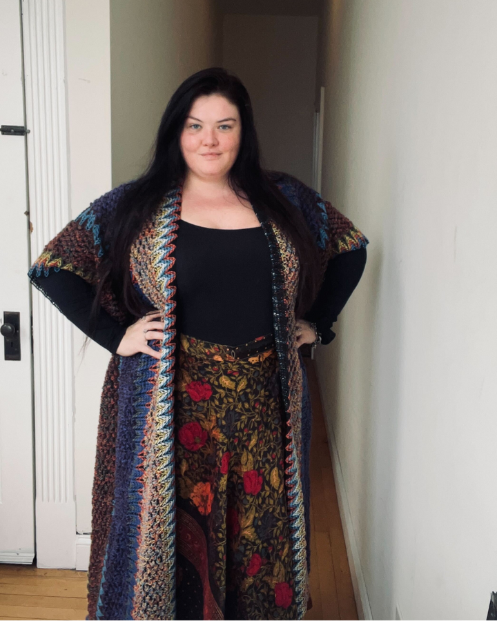 Limited Edition: Woodstock Dreams Wanderlust Weave Maxi Kimono Duster