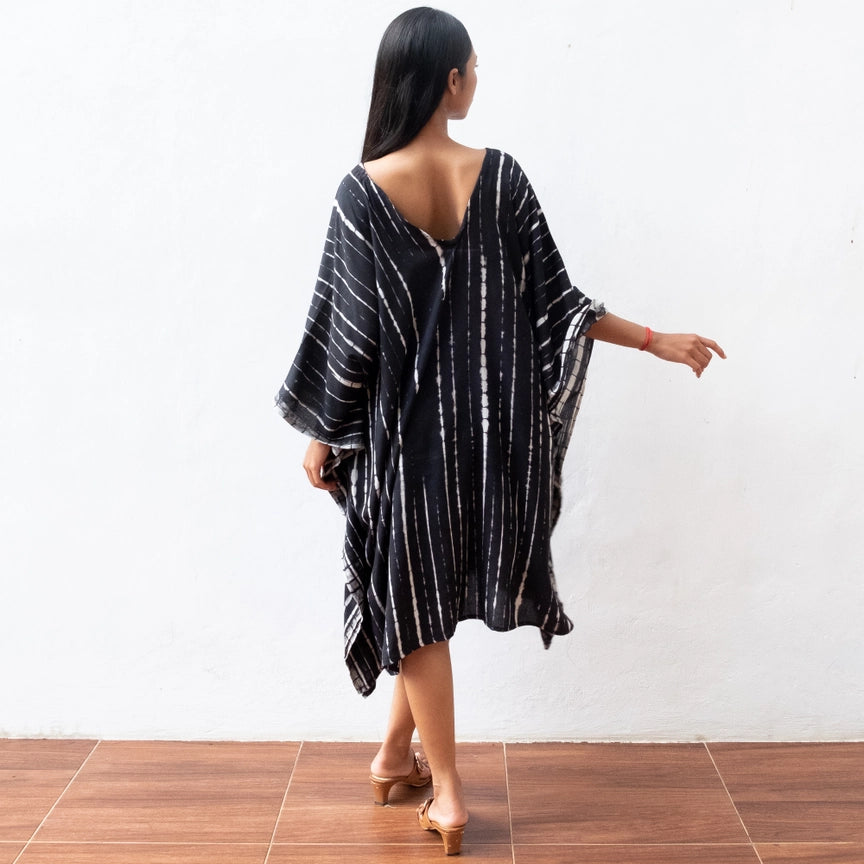 Limited Edition: Woodstock Dreams Tie Dye Short Kaftan Dress