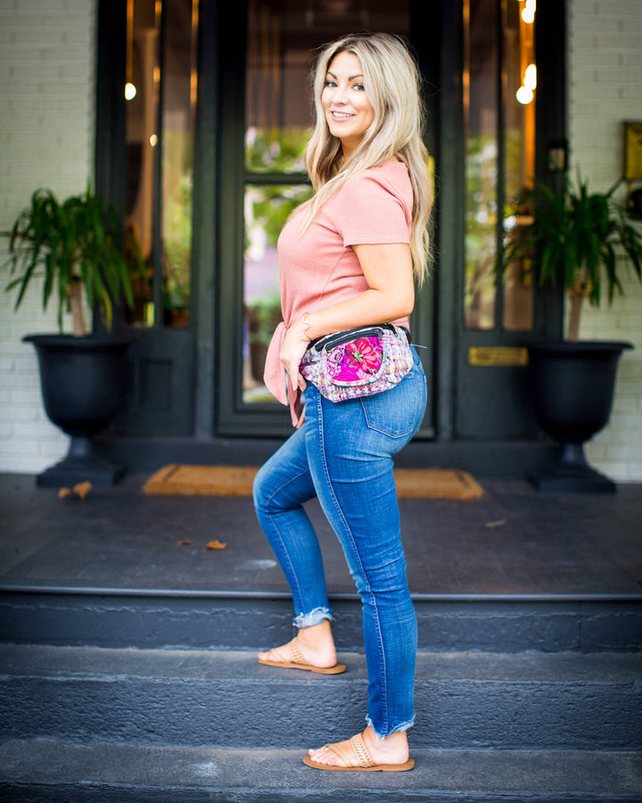 Upcycled Fanny Pack – Handmade Boho Belt Bag, Assorted Colors