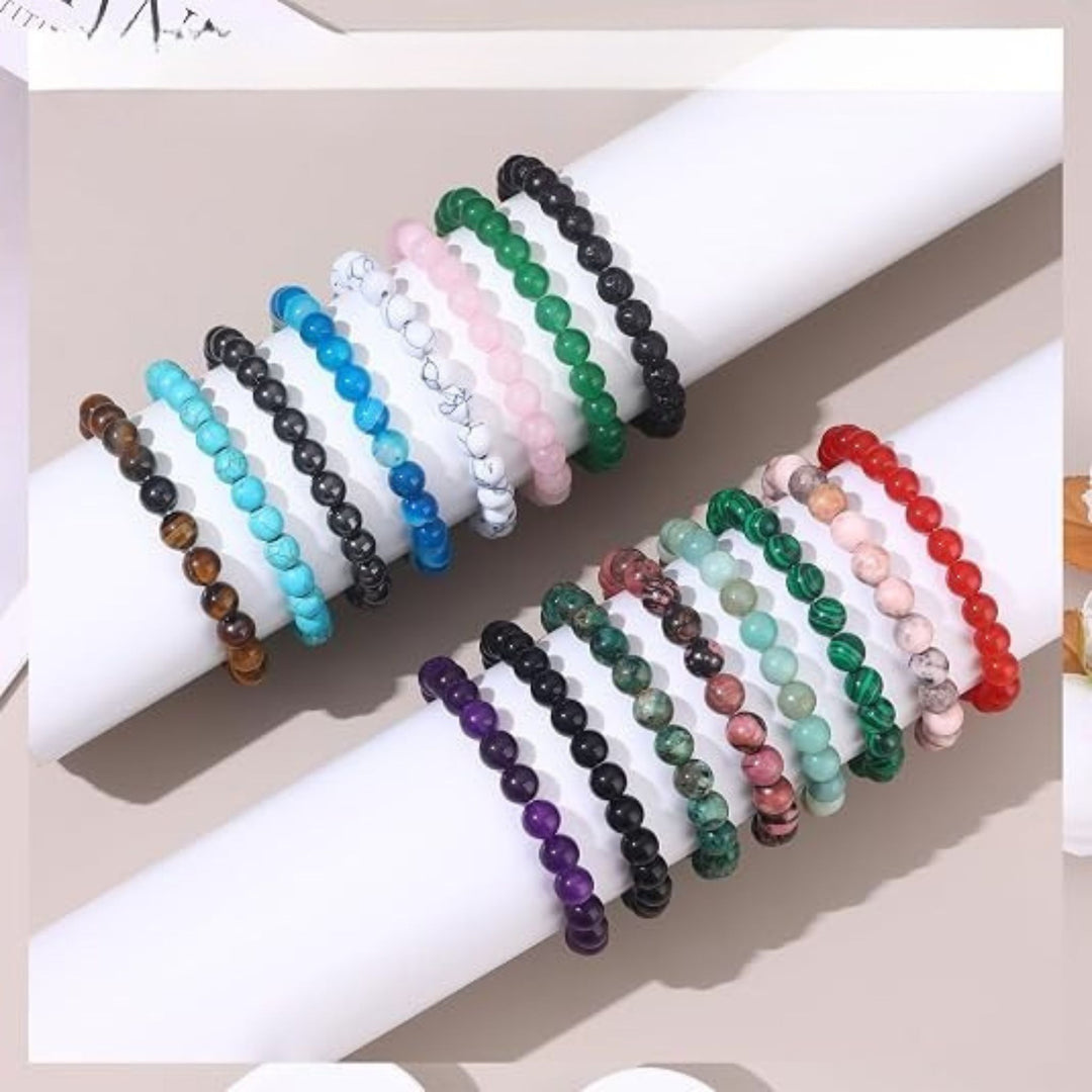 Surprise Colors: Natural Healing Crystal Bracelet