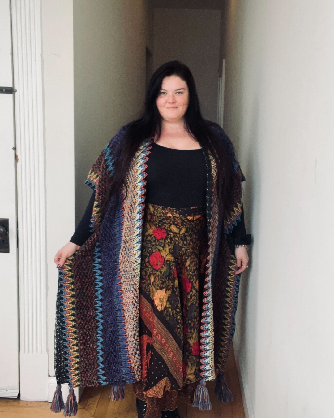 Limited Edition: Woodstock Dreams Wanderlust Weave Maxi Kimono Duster