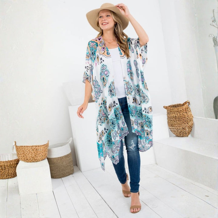 Darn Good Yarn: Indigo Waters Kimono, Clothing and Accessories
