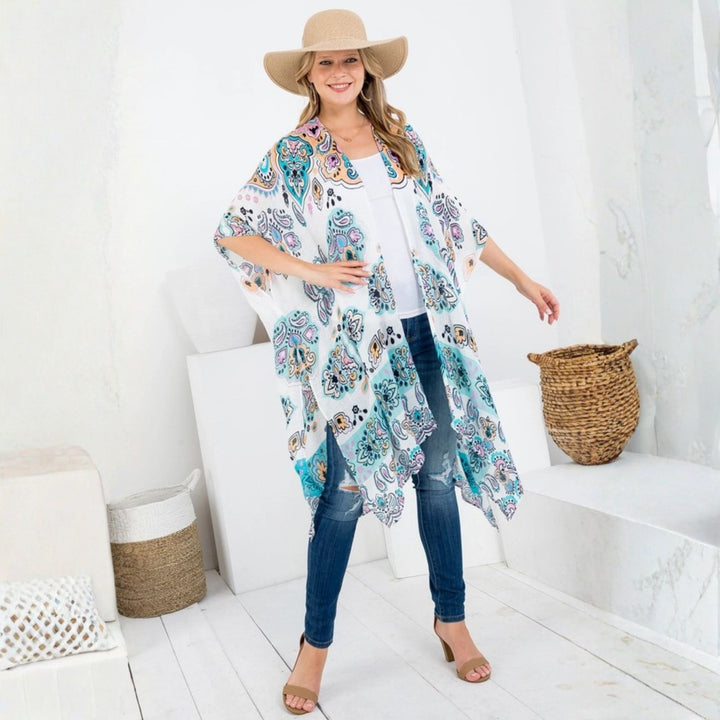 Darn Good Yarn: Indigo Waters Kimono, Clothing and Accessories