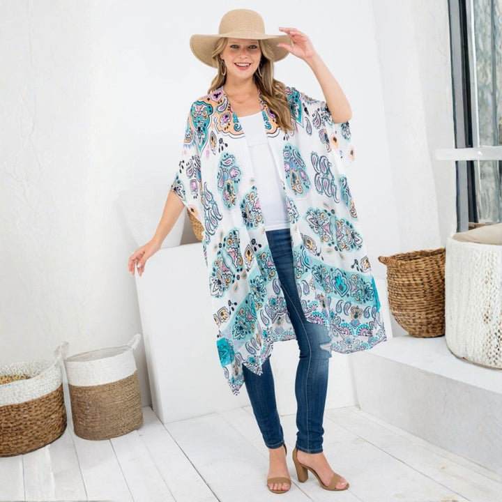 Darn Good Yarn: Indigo Waters Kimono, Clothing and Accessories