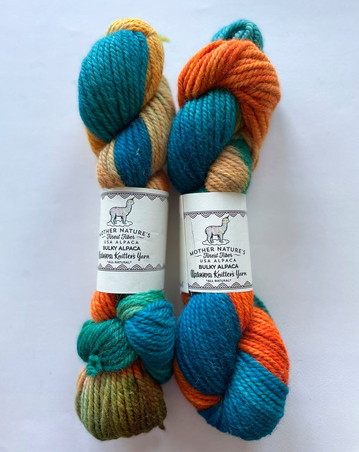 Darn Good Yarn: Bulky Alpaca & Merino Hand Painted Yarn, 