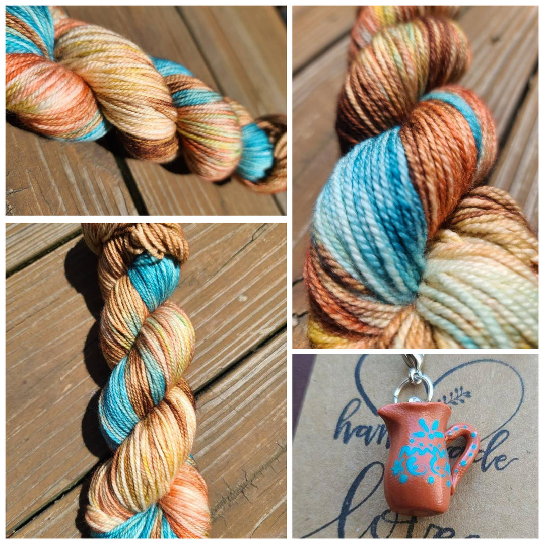 Darn Good Yarn: Turquoise & Terracotta, Yarn