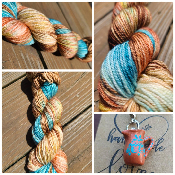 Darn Good Yarn: Turquoise & Terracotta, Yarn