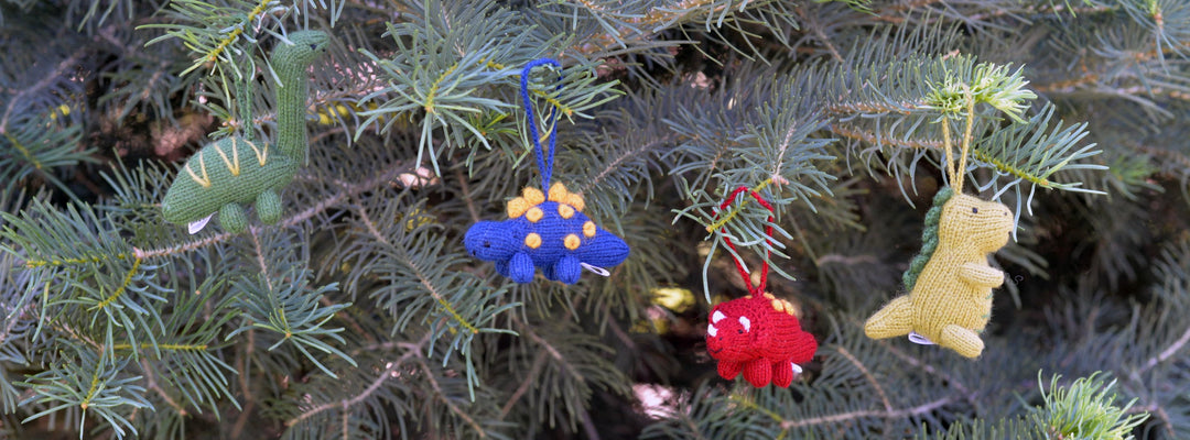 Darn Good Yarn: Dinosaur Ornaments, Knit Ornament
