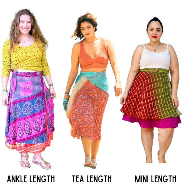 Surplus Sari Wrap Skirts