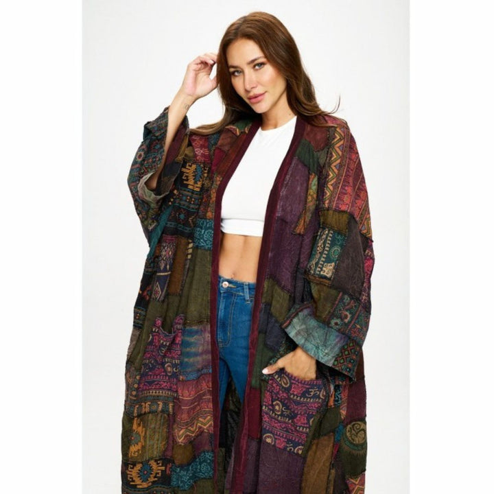 Limited Edition: Woodstock Dreams Handcrafted Patchwork Long Duster