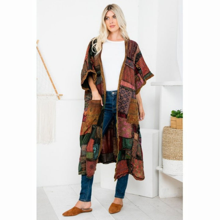 Limited Edition: Woodstock Dreams Handcrafted Patchwork Long Duster