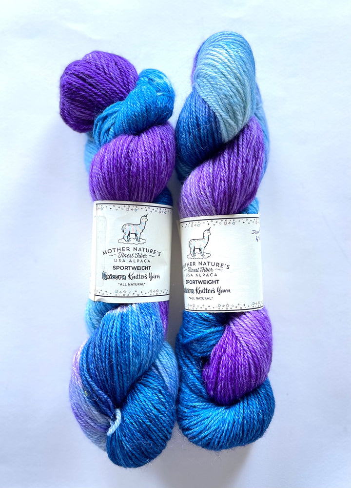 Darn Good Yarn: Sport Alpaca & Merino Hand Painted Yarn, 