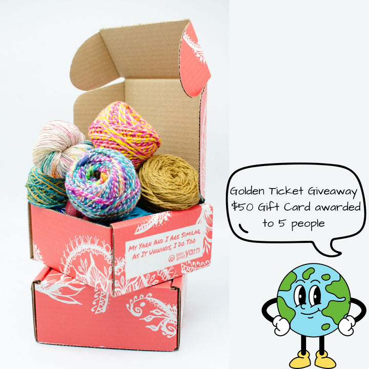 Darn Good Yarn: The Garden Party Yarn Bundle — Golden Ticket Giveaway + $50 Gift Card 🎟️, Yarn