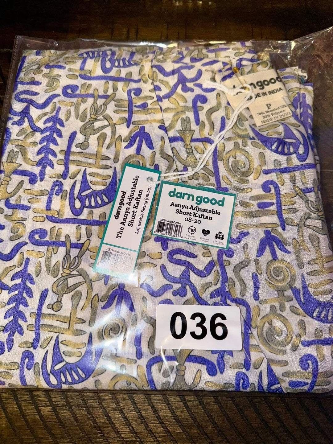 Sam's Serendipity Finds -  “Pick Your Own” Item #36 Aanya Short Kaftan (08-20)