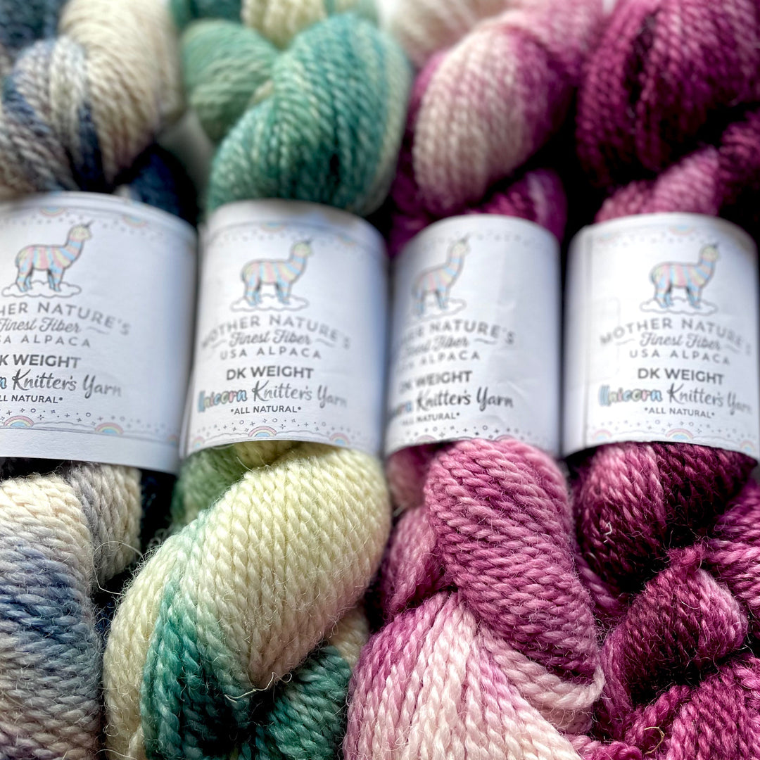 Darn Good Yarn: DK Alpaca & Merino Hand Painted Yarn, 