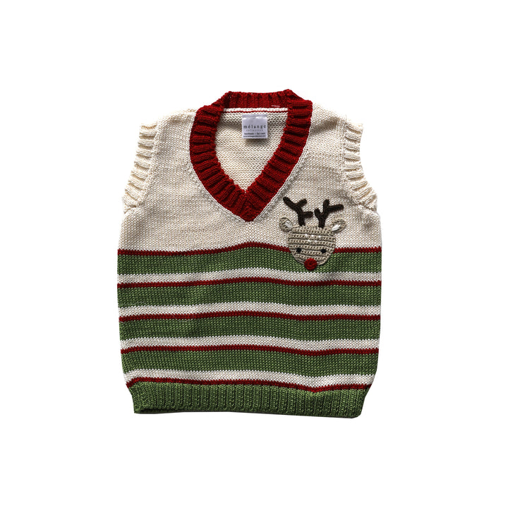 Darn Good Yarn: Reindeer Vest, Clothing