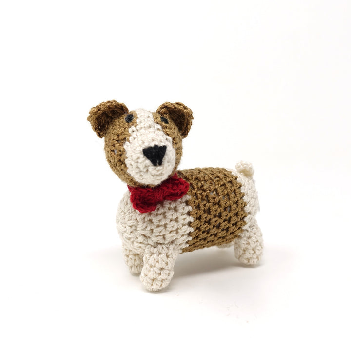 Darn Good Yarn: Crochet Terrier Ornament, Crochet Ornament