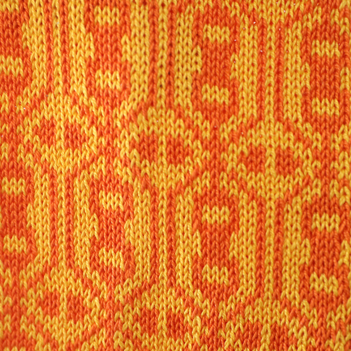 Darn Good Yarn: Colorful Stocking, Yellow, Stocking