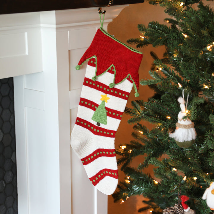 Darn Good Yarn: Star Tree Stocking, Stocking