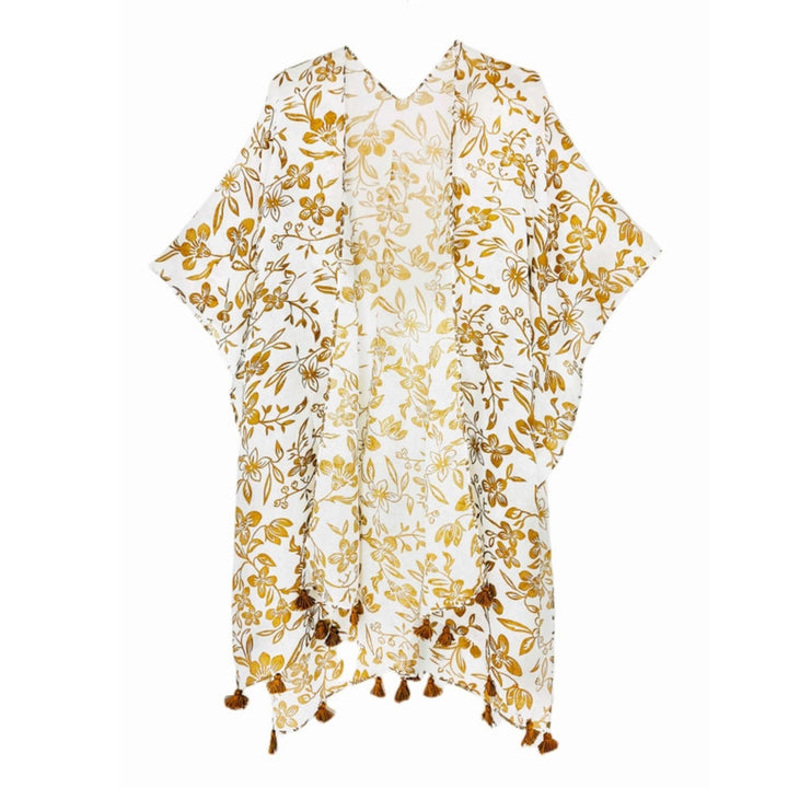 Darn Good Yarn: Golden Bloom Kimono, Clothing and Accessories