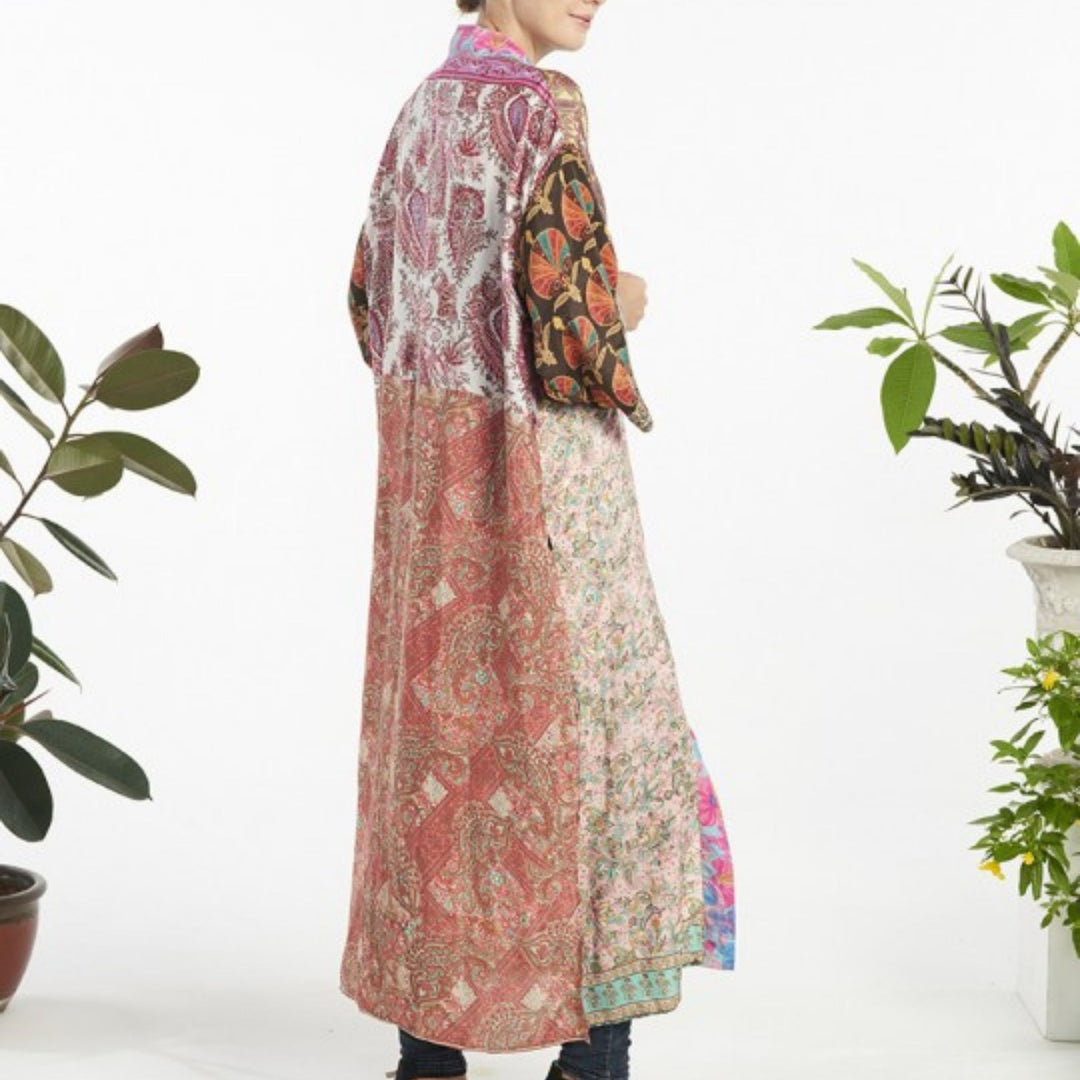 Long Sleeve Kimono Lightweight Layering Robe in Assorted Colors
