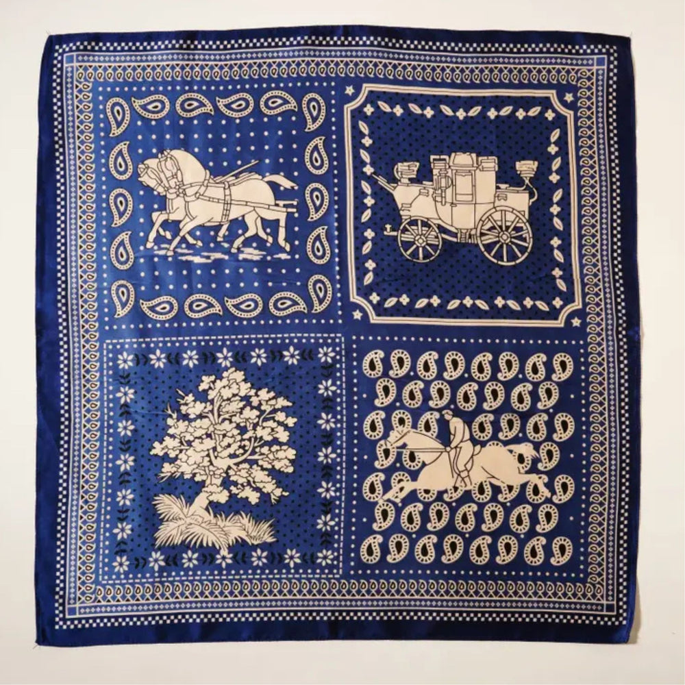 Darn Good Yarn: Classic Silk-Like Bandana Scarf, Clothing and Accessories