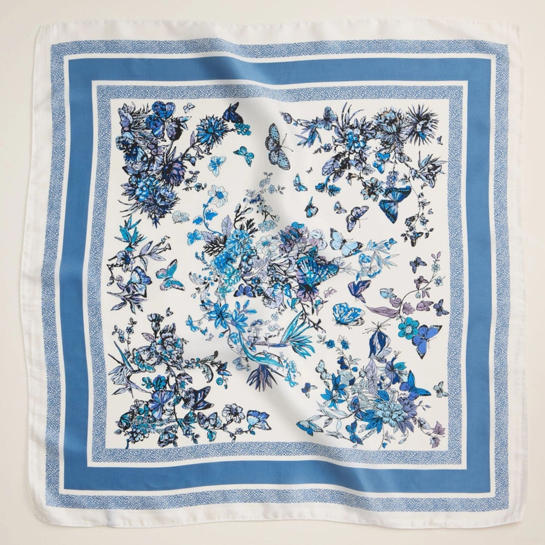 Darn Good Yarn: Classic Silk-Like Bandana Scarf, Clothing and Accessories