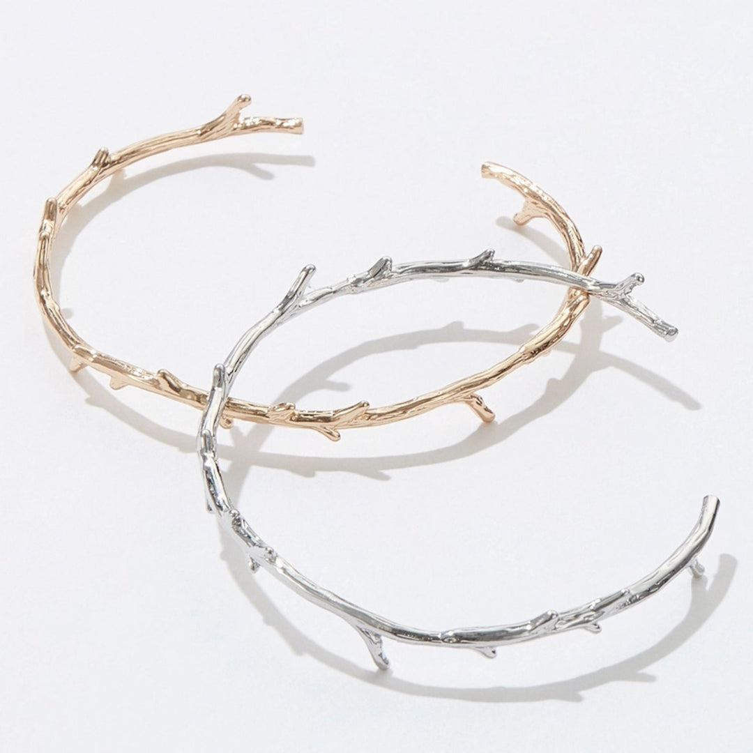 Darn Good Yarn: Everyday Wear Branch Shape Cuff Bracelet, Clothing and Accessories