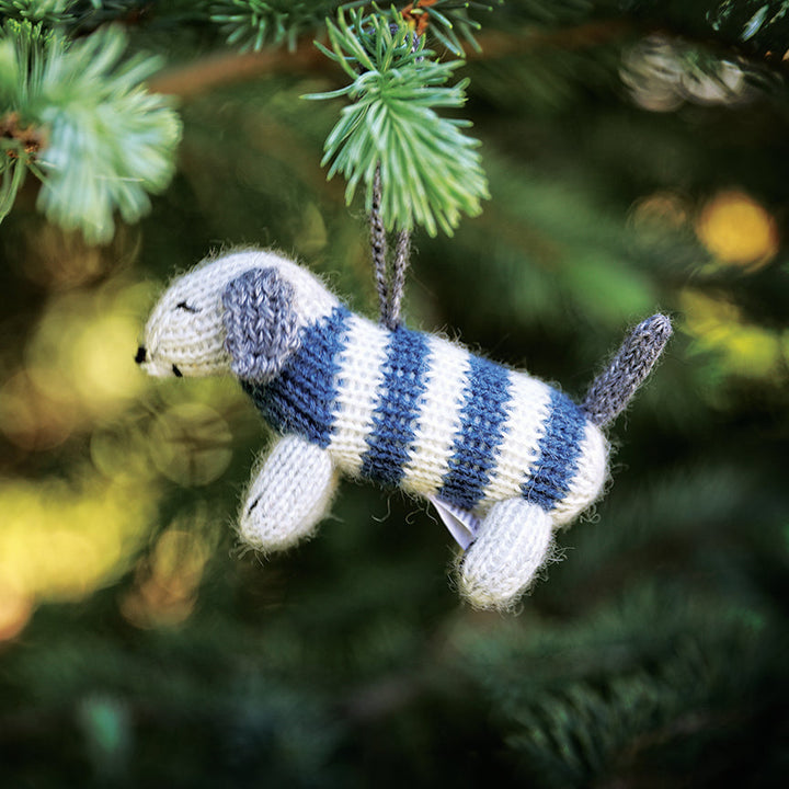 Darn Good Yarn: Dachshund Ornaments - set of 6, Knit Ornament
