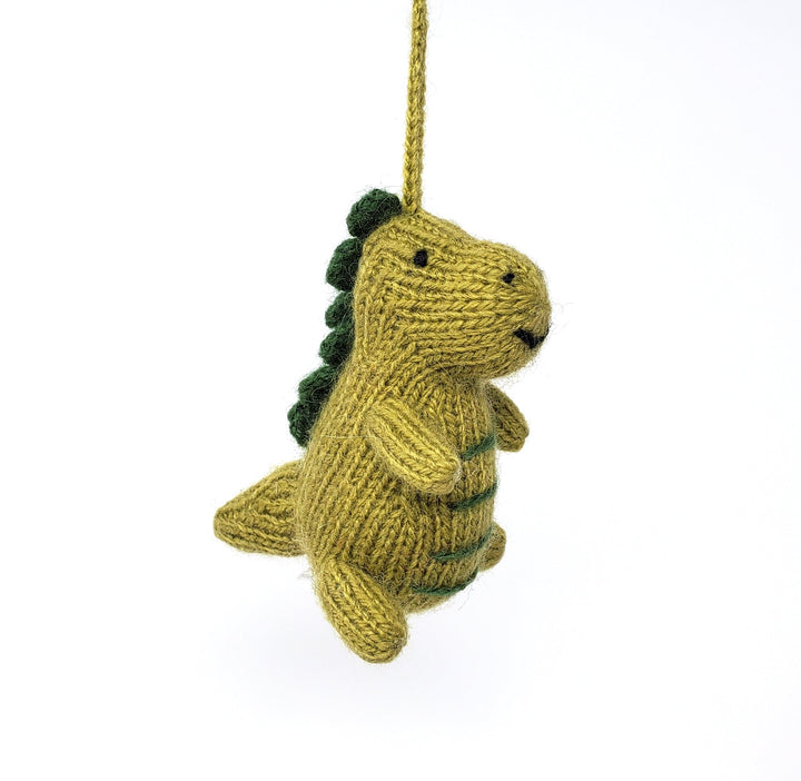 Darn Good Yarn: Dinosaur Ornaments, Knit Ornament