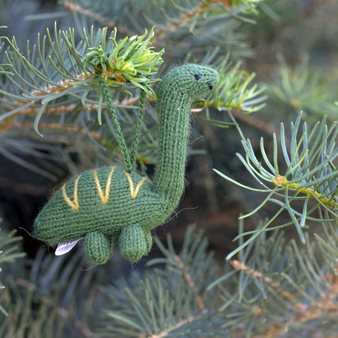 Darn Good Yarn: Dinosaur Ornaments, Knit Ornament